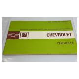 Chevrolet 1971 Chevelle Ownerï¿½s Manual 2nd