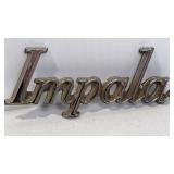 Chevrolet Impala Metal Script Emblem 4.25ï¿½