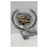 vintage Cadillac Wreath & Crest Hood Ornament