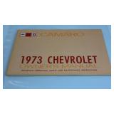 Chevrolet 1973 Camaro Ownerï¿½s Manual