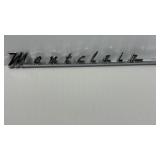 Vintage Mercury Montclair Chrome Script Emblem