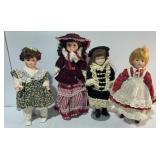 Victorian Style Porcelain Collector Dolls