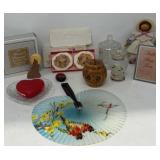 Avon, Decorative Collectibles & Hand Fan Lot