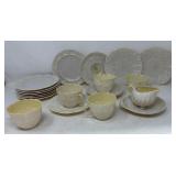 Belleek Irish Porcelain Tea & Plate Set