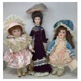 Franklin Heirloom Porcelain Dolls
