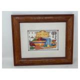 Framed 9x7 Embroidery Art