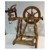 Antique Mini-Wooden 24x24 Spinning Wheel