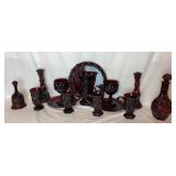 Avon Cape Cod Ruby Red Glass Collection