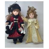 Musical Victorian Style Porcelain Doll