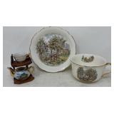 Colonialware 7ï¿½ Scene China & Miniature 4ï¿½Set