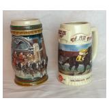 Budweiser & Miller 7ï¿½ Beer Steins