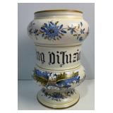 Hand-Painted 9.5ï¿½ Apothecary Jar