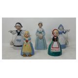 Dutch Porcelain 4-5.5ï¿½ Bell Figurines