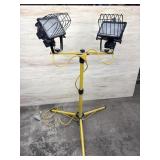 Dual Halogen Work Light Stand