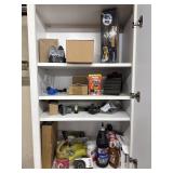 Automotive Supplies & Parts Cabinet Lot