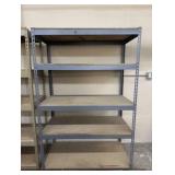Steel Storage Shelving Unit Gray