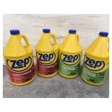 New Zep Floor Care Chemicals Lot of 4 Bottles