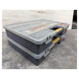 Two Hardware Organizer Parts Cases Pair WorkForce