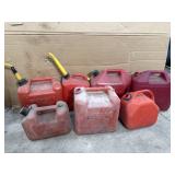 Plastic Gas Cans Assortment