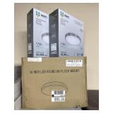 New LED Ceiling Lights 14' Wen Flush Mount 6 Ct.