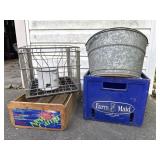 Vintage Crates & Containers