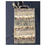 Jade African Safari Tapestry Rolling Tote Bag