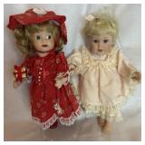 Porcelain 8.5' Mini-Dolls