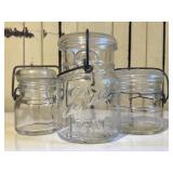 Ball Ideal Canning Jars & One Other