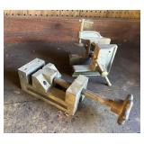 Machinist Vise & Woodworker Vise Pair