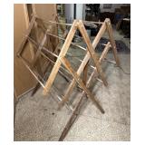 Antique Wood Large Drying Rack