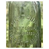 Pre Prohibition Detroit  West Side Brewery Bottle