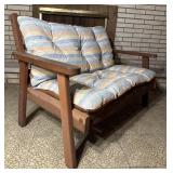 Cedar Wood Patio Love Seat