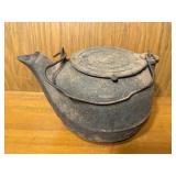 Antique Cast Iron Kettle