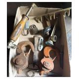 Vintage Lot Hardware Assortment Schwinn Badge