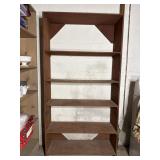 Tall Wooden Display Shelf