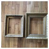 (2) Gold Frames