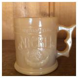 Vintage Whataburger Nickel Glass Coffee Cup Mug