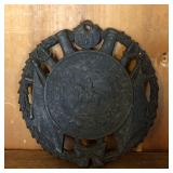 1962 Cast Iron CSA Confederate States Trivet