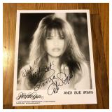 Autographed Penthouse Pet Andi Sue Irwin Photo