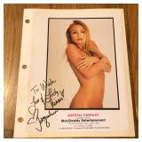 Autographed Jacqueline Crystal Fantasy Promo Photo