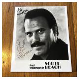 Autographed Fred Williamson Publicity Promo Photo