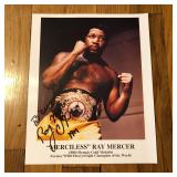 Autographed Merciless Ray Mercer Publicity Photo