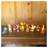 Lot of Mixed Winnie the Pooh Action Figure Toys