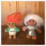 Lot of 2 Troll Doll Toys