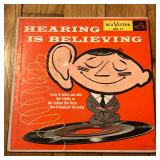 RCA Victor Records Hearing Is Believing 45 Record