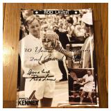 Autographed Rod Laver Pro Kennex Promo Ad