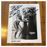 Autographed Darby Hart Promo Publicity Photo