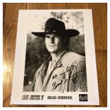 Autographed Brad Johnson Promo Publicity Photo