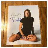 Autographed Nadia Comaneci Publicity Photo Card