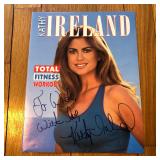 Autographed Kathy Ireland Workout Promo Brochure